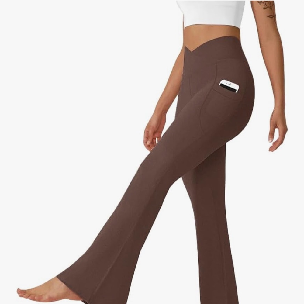 Brown Women's Flare Pants